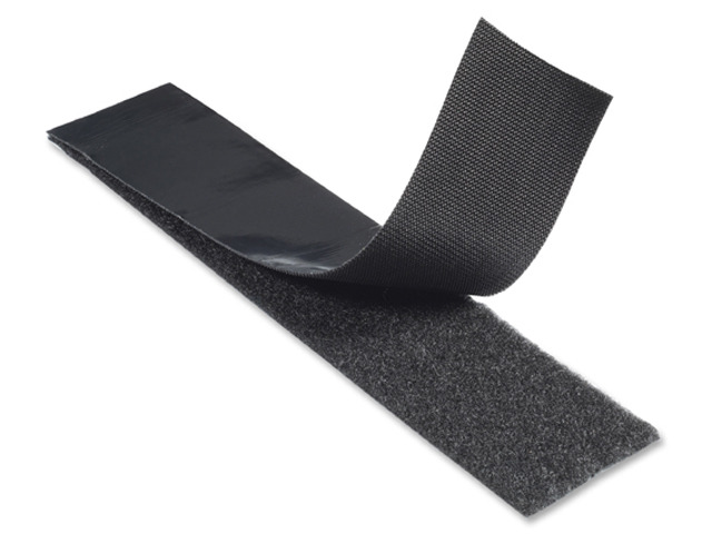 Velcro 90197 Industrial Strength Sticky-Back Hook and Loop Fasteners, 2.00' x 15.00 ft. Roll, Black