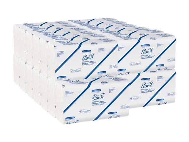 Scott Pro Scottfold Multifold Paper Towels (01980) with Fast-Drying Absorbency Pockets, White, 25 Packs / Case, 175 Trifold Towels / Pack, 4,375...