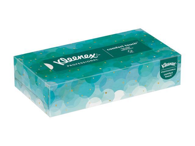 Kleenex Professional Facial Tissue for Business (21400), Flat Tissue Boxes, 36 Boxes / Case, 100 Tissues / Box