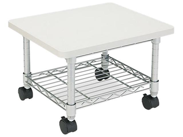 Safco 5206GR Underdesk Printer/Fax Stand, 1-Shelf, 19w x 16d x 13-1/2h, Gray