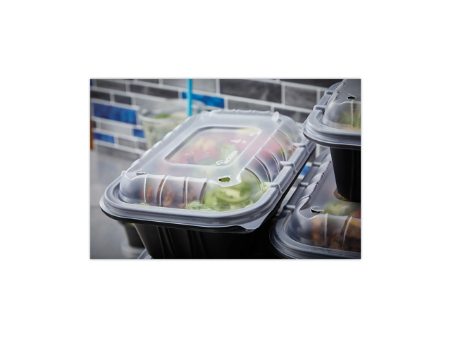 Pactiv EarthChoice Entree2Go Takeout Container Vented Lid, 11.75 x 8.75 x 0.98, Clear, Plastic, 200/Carton YCNV12X9PPDL