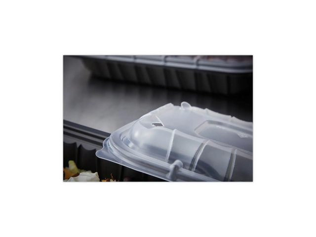 Pactiv EarthChoice Entree2Go Takeout Container Vented Lid, 11.75 x 8.75 x 0.98, Clear, Plastic, 200/Carton YCNV12X9PPDL