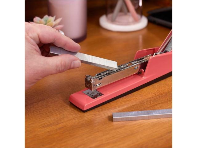 Swingline 747 Classic Stapler - Holds Upto 210 Staple - Full Strip - Staple Size: 0.25' - Lipstick - Metal, Die-cast