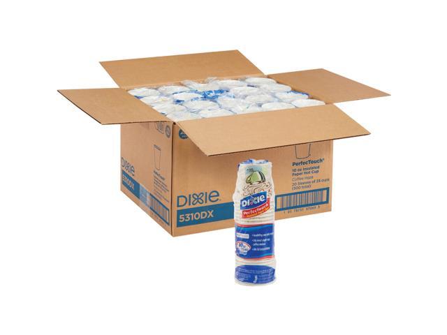 Dixie 5310DX Hot Cups, Paper, 10 oz., Coffee Dreams Design, 500 / Carton