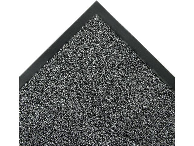 Crown CS-0046GY Cross-Over Indoor/Outdoor Wiper/Scraper Mat, Olefin/Poly, 48 x 72, Gray