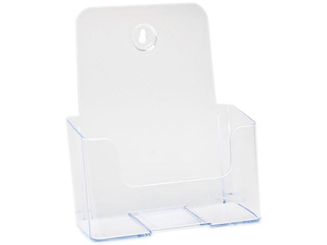 DocuHolder for Countertop or Wall Mount Use, 6-1/2w x 3-3/4d x 7-3/4h, Clear