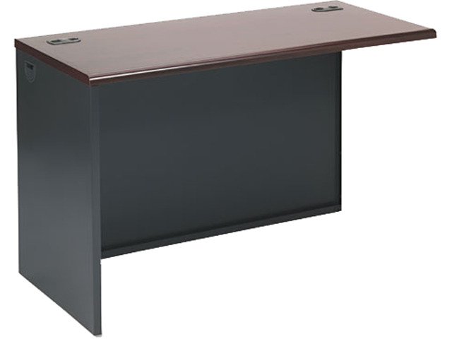 HON 38944LNS 38000 Series Return Shell, Left, 48w x 24d x 29-1/2h, Mahogany/Charcoal