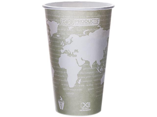Eco-Products EP-BHC16-WAPK 16.00 oz. World Art Hot Cups - 50/Pack