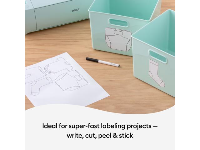 Cricut Smart Label Writable Vinyl Permanent White 1 Roll 13inx3ft 2009445