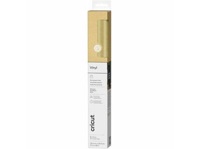 Cricut Shimmer Vinyl - Permanent (1.2m / 4 ft), Gold