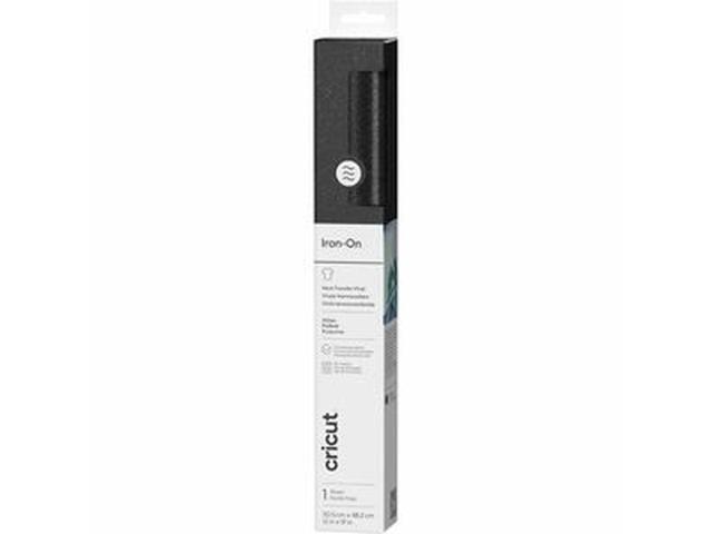 Cricut Glitter Iron-On (0.5m / 1.6 ft), Black