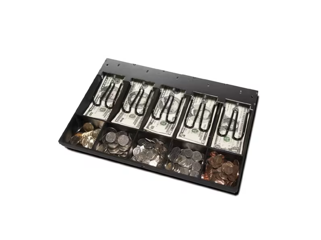 APG Fixed Till Assembly 5B/5C Cash Drawer - US Dollar - PK-15VTA-BX