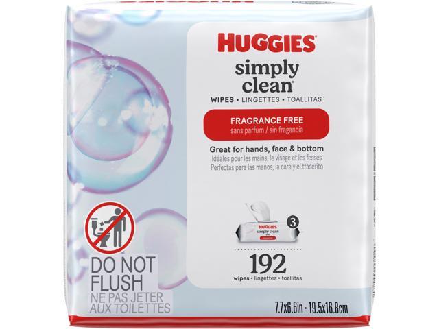 Huggies Unscented Simply Clean Wipes 3Pack 54483