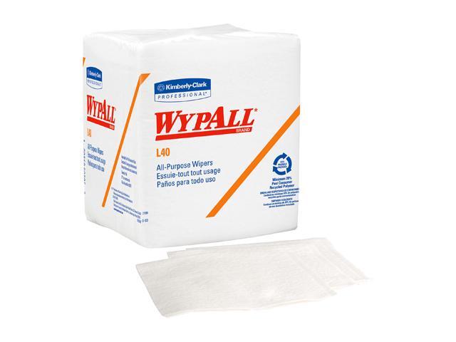 WypAll L40 Disposable Cleaning and Drying Towels (05701), Limited Use Towels, White,18 Packs per Case, 56 Sheets per Pack, 1,008 Sheets Total