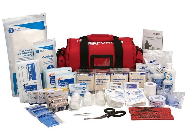 Acme 520-FR First Aid Kit, First Responder Kit, Red, Large 158 Piece