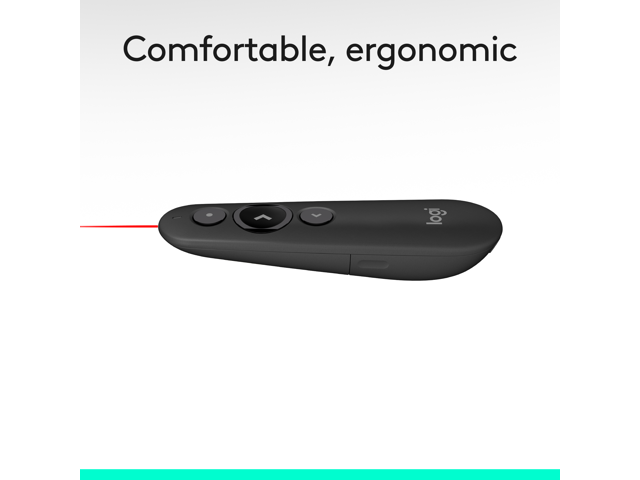 Logitech - R500s Presenter Bluetooth and USB Remote Control - Graphite - image 8
