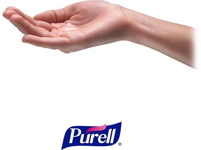 GOJO 7318-DS-SLV PURELL MESSENGER ES8 Silver Panel Floor Stand With Dispenser