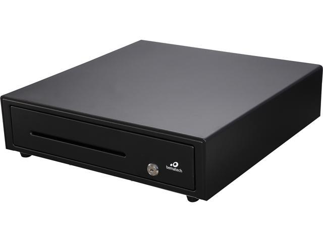 Logic Controls CD415 Economy Cash Drawer, Hardwired RJ12, Compatible with Epson or Star Printers, 16' x 16' x 4.5', Black
