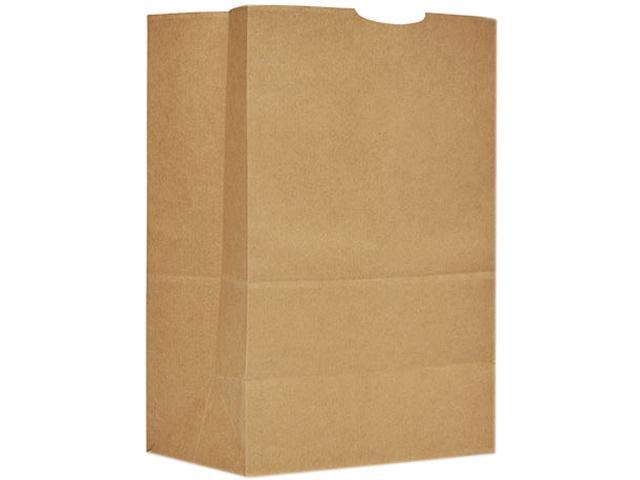 Gen Grocery Paper Bags, 75 lb Capacity, 1/6 BBL, 12' x 7' x 17', Kraft, 400 Bags BAGSK1675