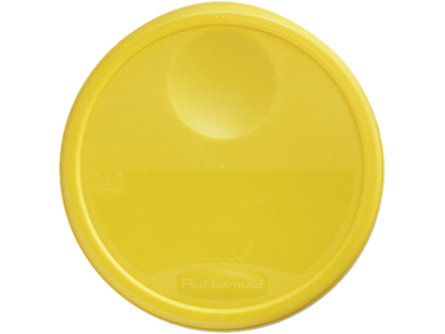 Rubbermaid Commercial RCP 5730 YEL 12 Qt. Yellow Round Lid