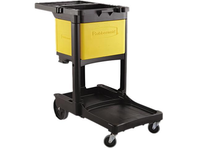 Rubbermaid Commercial RCP 6181 YEL Locking Cabinet Door Kit For Traditional Janitorial Cleaning Carts, Yellow
