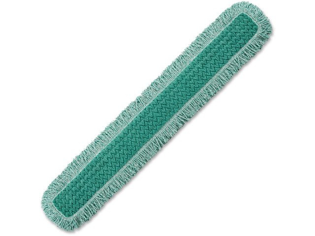 Rubbermaid Commercial HYGEN 48' Fringed Dust Mop Pad - 48' Width - MicroFiber - 6 / Carton - Q449CT