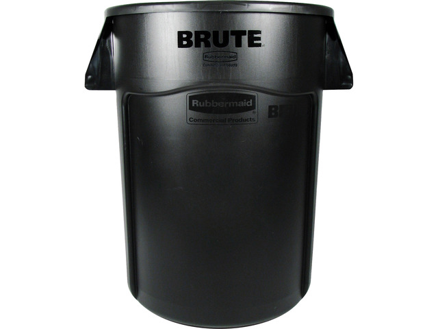 Rubbermaid Commercial 264360BKCT Brute 44-gallon Vented Container - Black