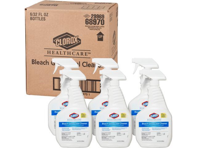 Clorox Bleach Germicidal Cleaner, 32 oz Spray Bottle, 6/Carton CLO68970CT