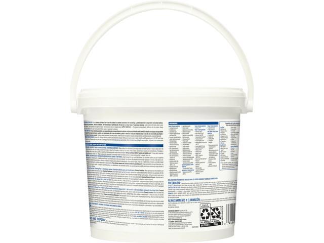 Clorox Bleach Germicidal Wipes, 12 x 12, Unscented, 110/Canister, 2/Carton CLO30358CT