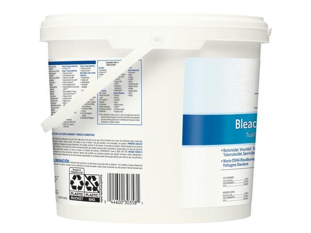 Clorox Bleach Germicidal Wipes, 12 x 12, Unscented, 110/Canister, 2/Carton CLO30358CT