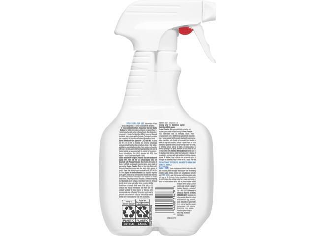 Clorox Fuzion Cleaner Disinfectant, Unscented, 32 oz Spray Bottle, 9/Carton CLO31478CT