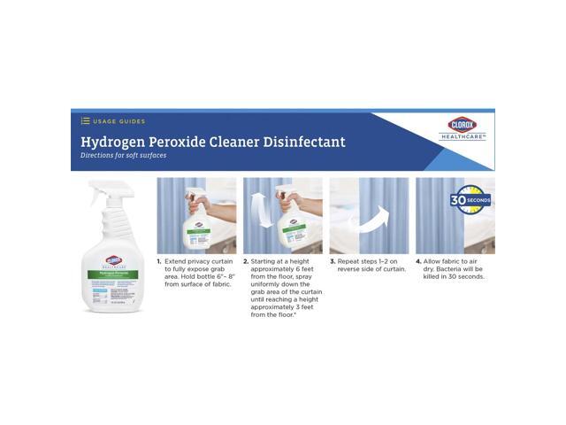Clorox Healthcare Hydrogen Peroxide Cleaner Disinfectant Spray - 32 fl oz (1 quart) - 1 Each 30828
