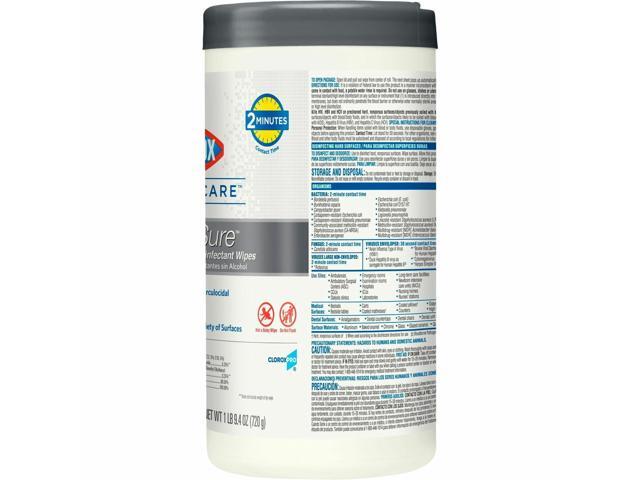 Clorox Healthcare VersaSure Disinfectant Wipes - 150 Wipes / Container - 6 / Carton 31758CT