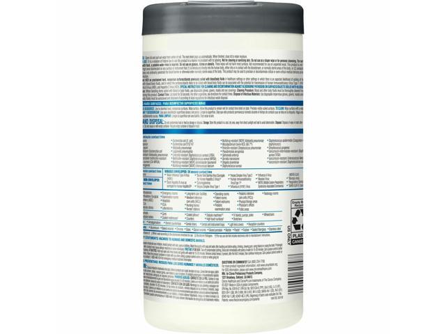 Clorox Healthcare VersaSure Disinfectant Wipes - 150 Wipes / Container - 6 / Carton 31758CT