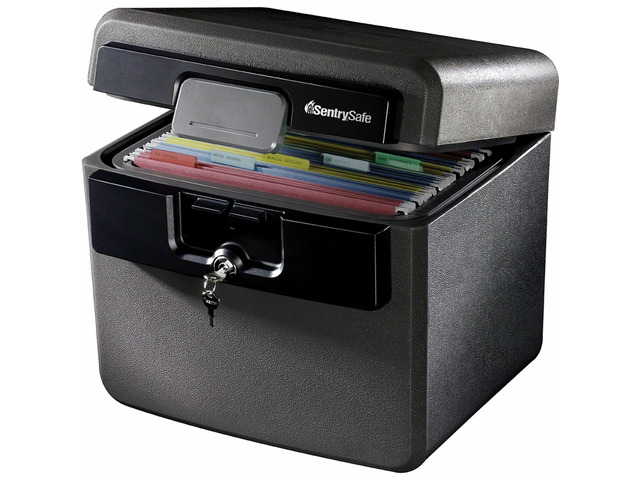Sentry Safe HD4100 Fire/Water Safe - 0.65 ft - Key Lock - Water Resistant, Fire Resistant - for Document, Passport, Jewellery, Digital Media,...