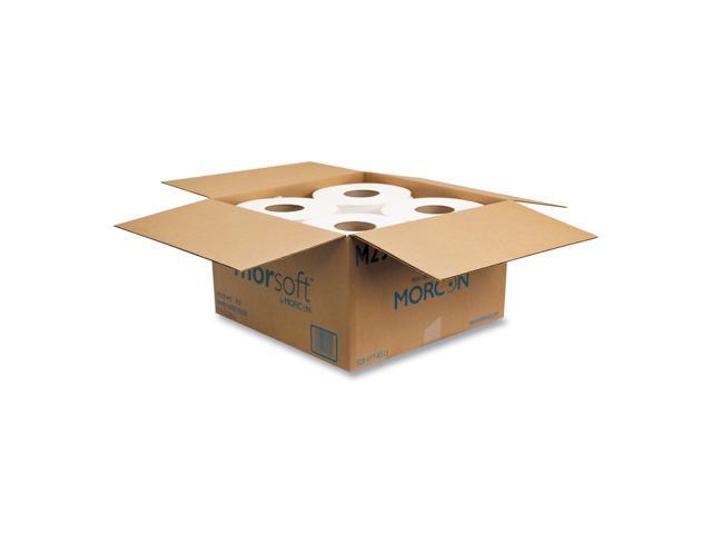 Morcon Jumbo Bath Tissue, Septic Safe, 2-Ply, White, 3.3' x 700 ft, 12 Rolls/Carton MOR29
