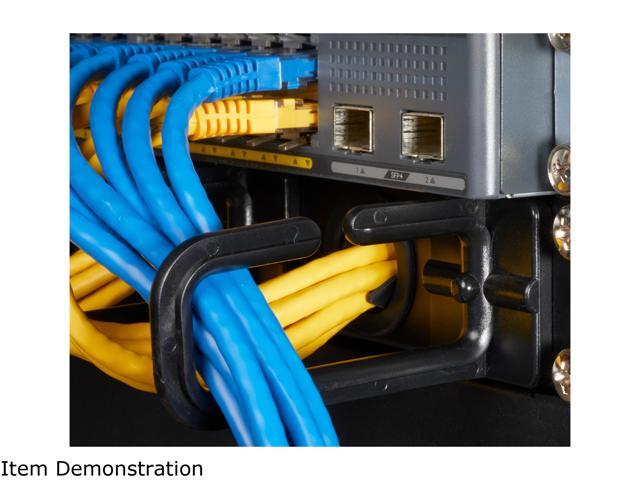 StarTech. com 1U Server Rack Cable Management Panel - Cable Manager