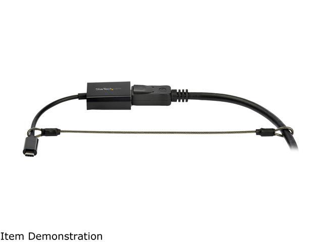 StarTech. com CONNLOCKPK20 Security Tether Cables - Steel - Adjustable - 20 Pack Universal Cable and Adapter Tethers - Heat Shrink Covers...