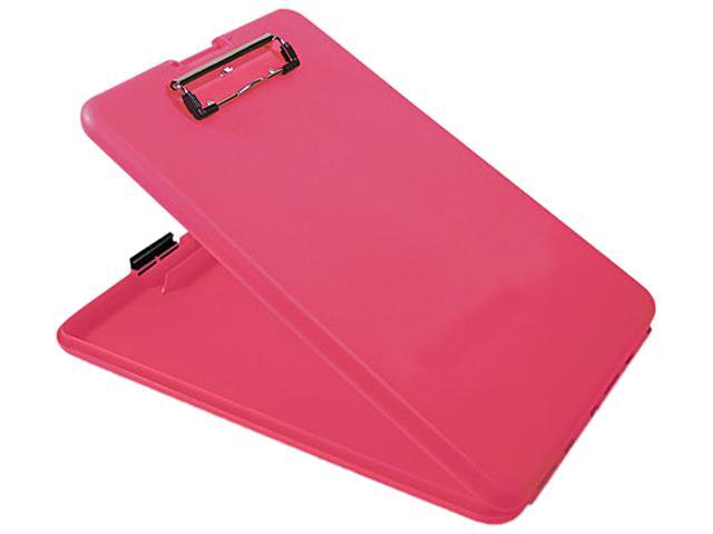 Saunders 00835 SlimMate Portable Desktop, 1' Capacity, Holds 8 1/2w x 12h, Pink