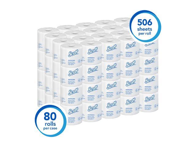 Scott Essential 100% Recycled Fiber Standard Roll Bathroom Tissue