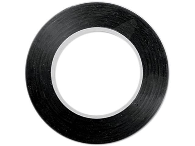 Cosco 098077 Art Tape, Black Gloss, 1/8 x 324