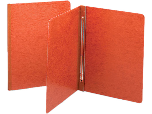 Smead 81751 Smead Side Opening Pressboard Report Cover, Prong Fastener, Letter, Red
