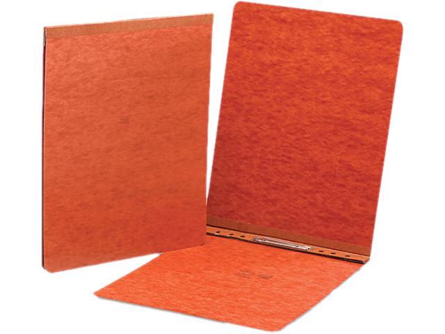 Smead 81725 End Opening Pressboard Report Cover, Prong Fastener, Letter, Red