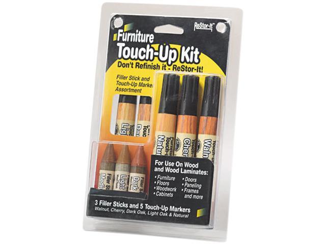 Master Caster 18000 ReStor-It Furniture Touch-Up Kit, 8 Piece Kit