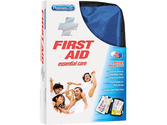 PhysiciansCare 90166 Soft Sided First Aid Kit For Up to 10 People, 95 Pieces