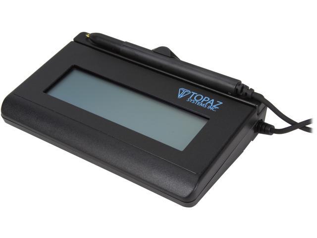Topaz SignatureGem LCD 1x5 T-LBK462 Series Serial BackLit T-LBK462-B-R Signature Capture Pad