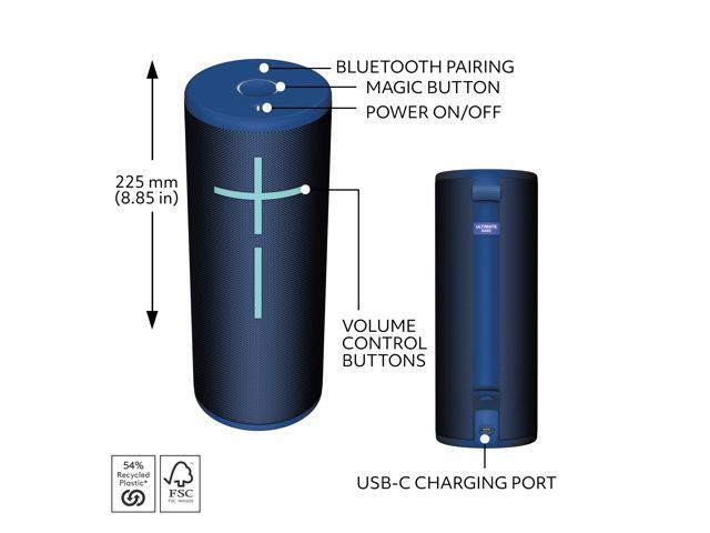 Ultimate Ears - BOOM 4 Portable Wireless Bluetooth Speaker with Waterproof, Dustproof and Floatable design - Cobalt Blue - image 6