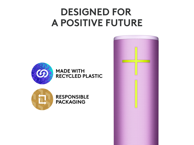 Ultimate Ears - MEGABOOM 4 Portable Wireless Bluetooth Speaker with Waterproof, Dustproof and Floatable design - Enchanting Lilac - image 3