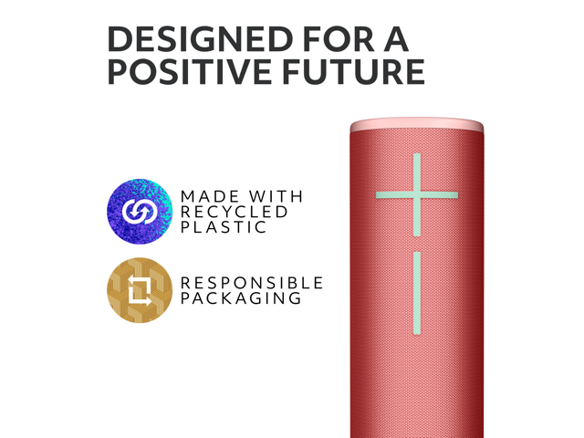 Ultimate Ears - BOOM 4 Portable Wireless Bluetooth Speaker with Waterproof, Dustproof and Floatable design - Raspberry Red - image 7