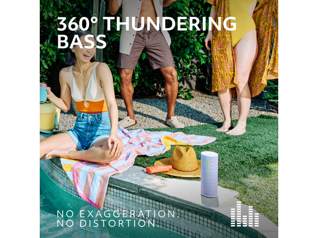 Ultimate Ears - MEGABOOM 4 Portable Wireless Bluetooth Speaker with Waterproof, Dustproof and Floatable design - Active Black - image 4